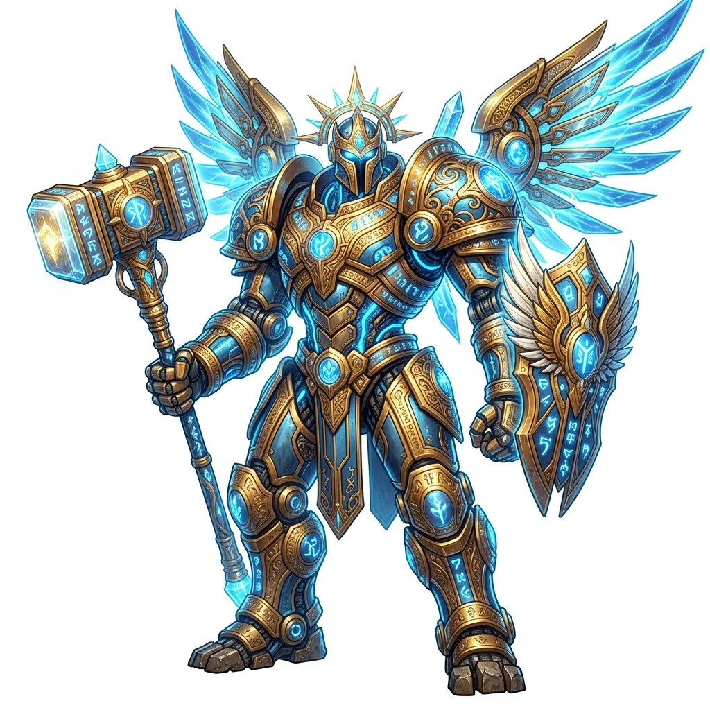 Golem Divin - Monstre  Daggerheart SRD Tier 4 | Bestiaire JDR